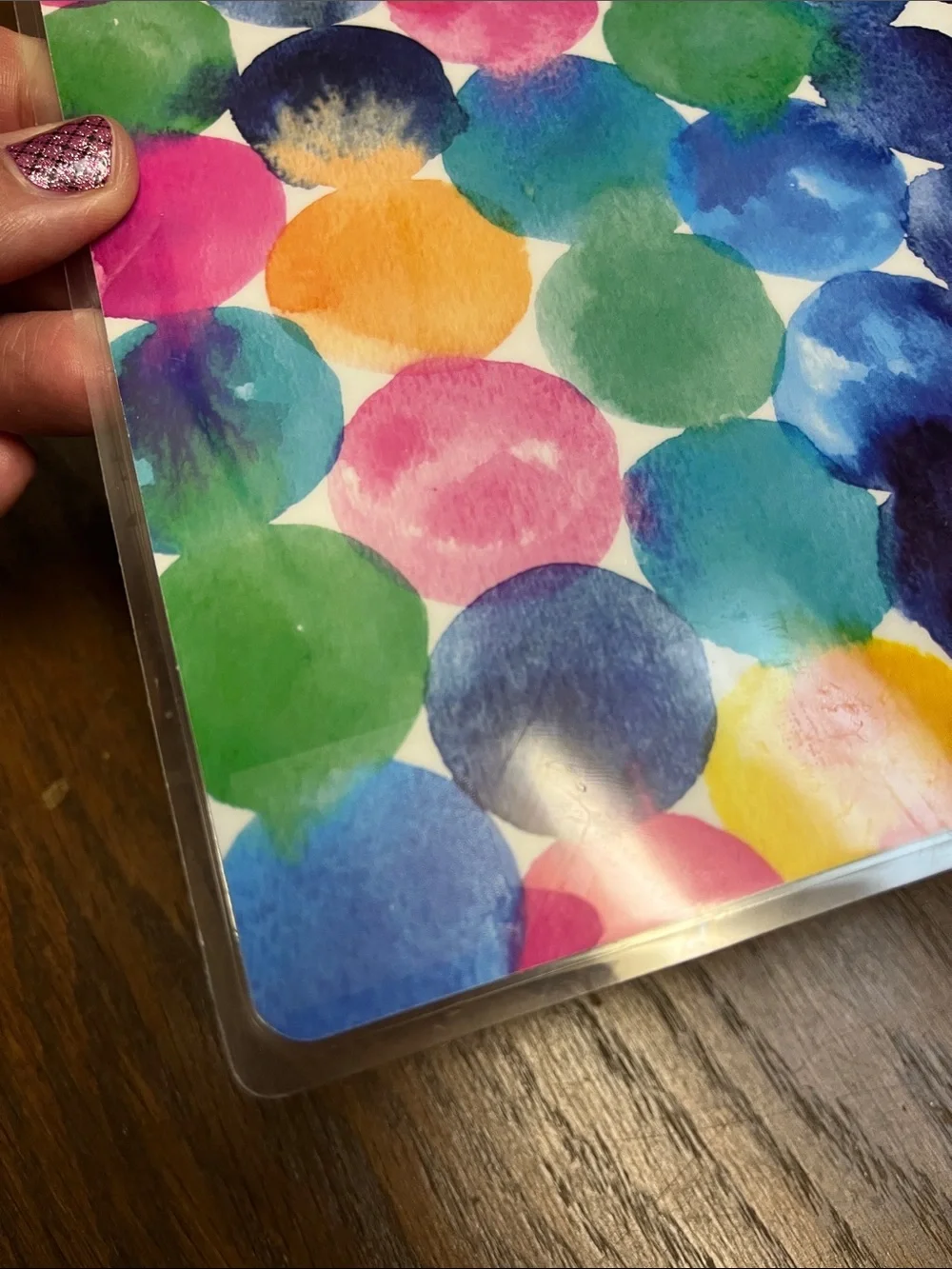 Colorful Dot-Print Notebook 